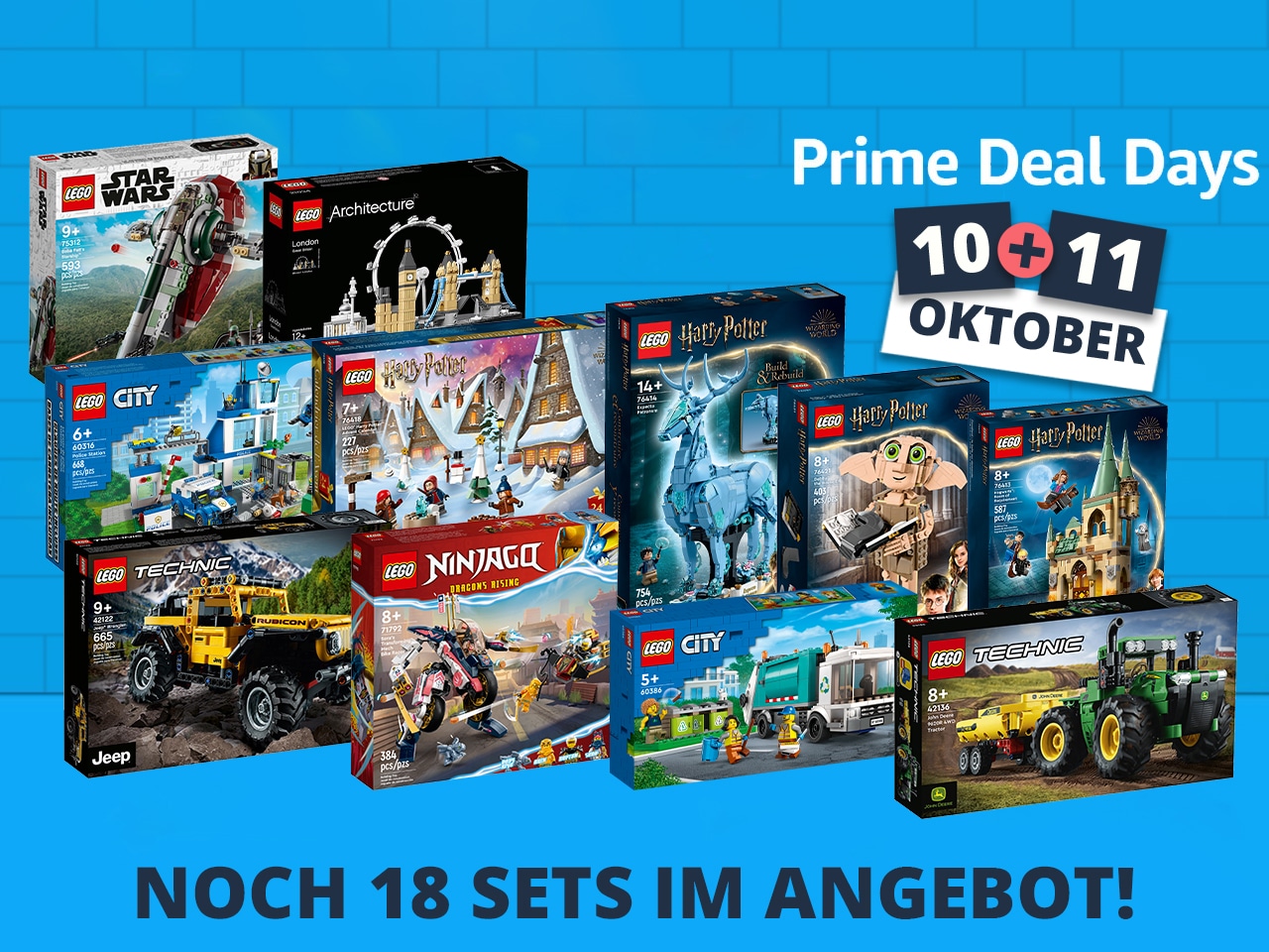 LEGO Amazon Prime Day Angebote Noch 18 Angebote verfügbar!