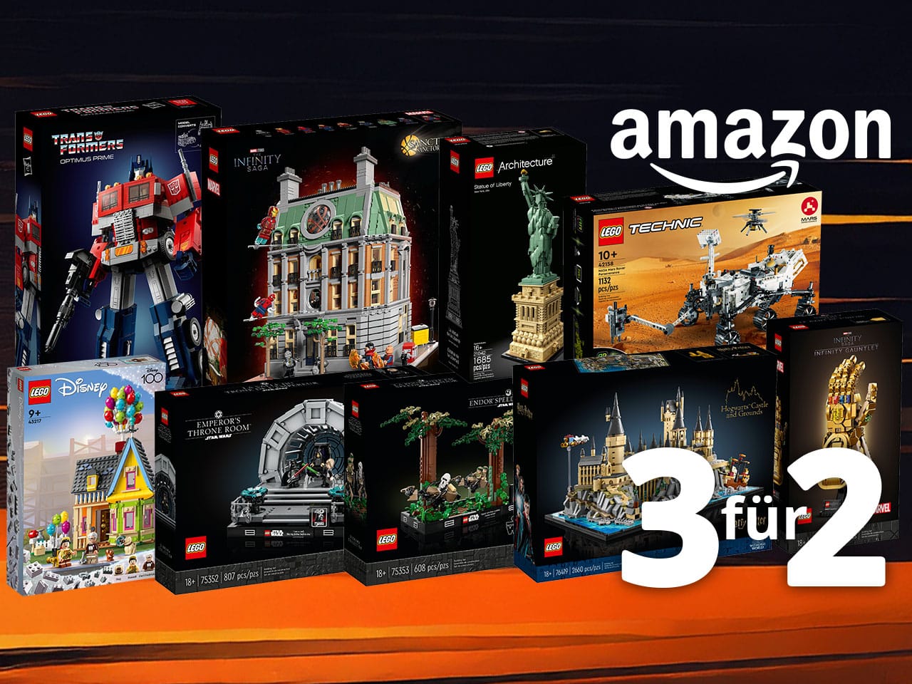 LEGO "3 für 2"Aktion bei Amazon Frankreich mit über 50 Rabatt!