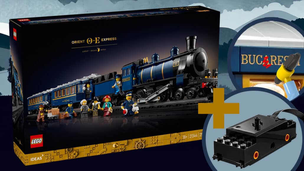 LEGO 21344 Orient Express Motorisieren LEGO 21344 Orient Express Motorisieren