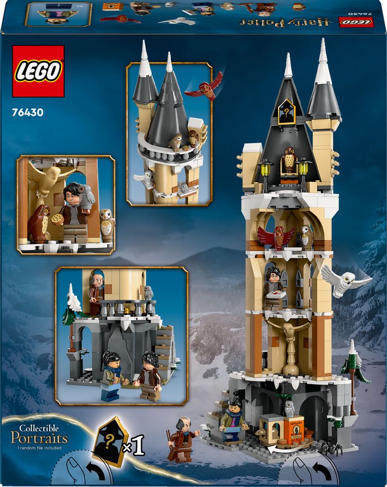 LEGO Harry Potter 2024 Eulerei, Bootshaus, Hagrids Hütte & mehr