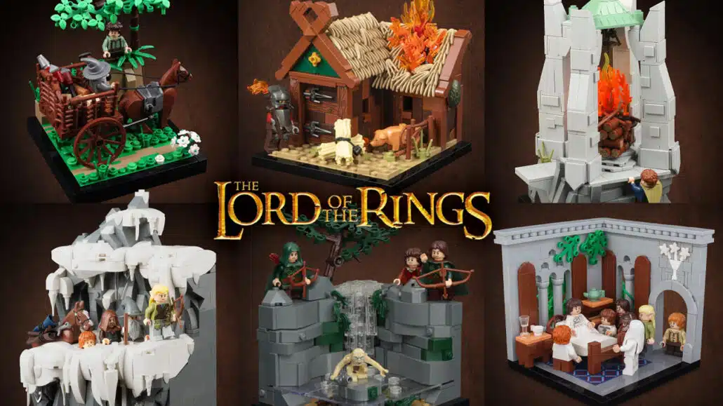 LEGO Herr Der Ringe Moc Serie Vignetten Lord Of The Rings