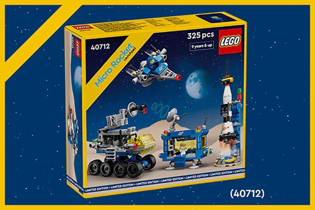 LEGO 40712 Classic Space Micro Rocket Launchpad