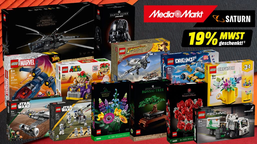 LEGO Angebote Mediamarkt Saturn Mwst Geschenkt