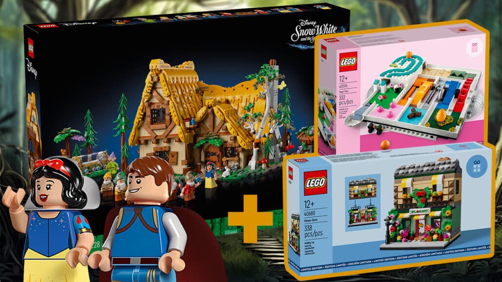 LEGO Disney Schneewittchen Gwp Blumenladen Labyrinth