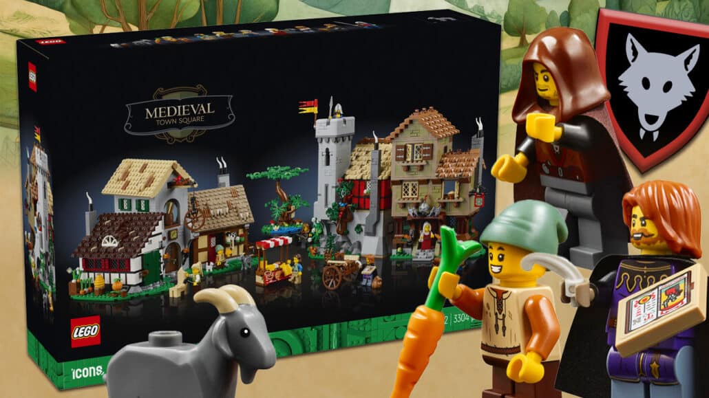 LEGO Mittelalterlicher Marktplatz 10332 Ziege