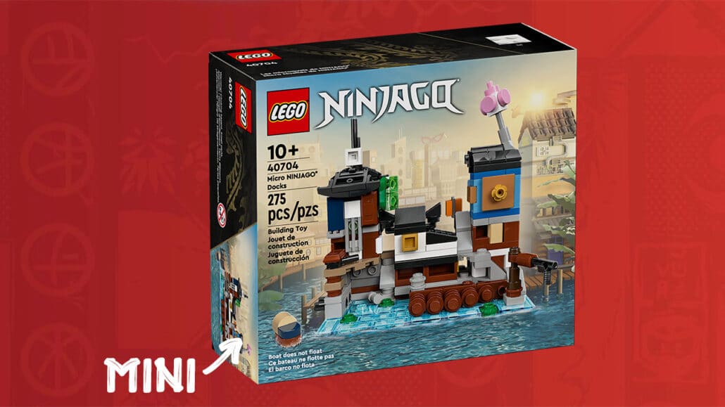 LEGO 40704 LEGO Ninjago 40704 Mikromodell des Ninjago-Hafens