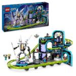 LEGO City 60421 Achterbahn Mit Roboter Mech 1