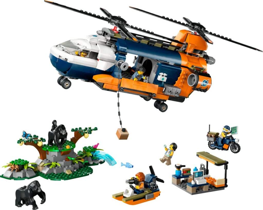 LEGO City 60437 Dschungelforscher Hubschrauber 2