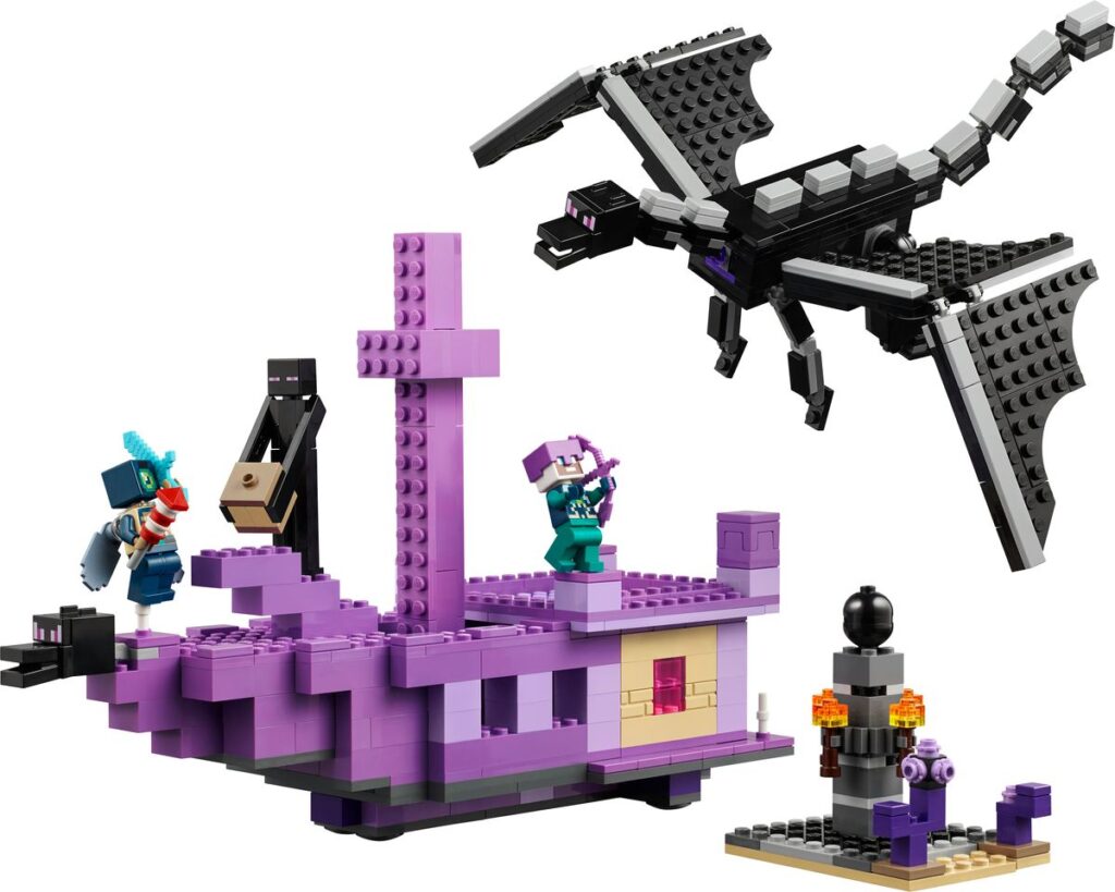 LEGO Minecraft 21264 Der Enderdrache Und Das Endschiff 2
