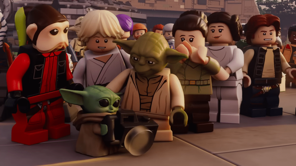 LEGO Star Wars Minifiguren Junge Leia Nien Nunb 1