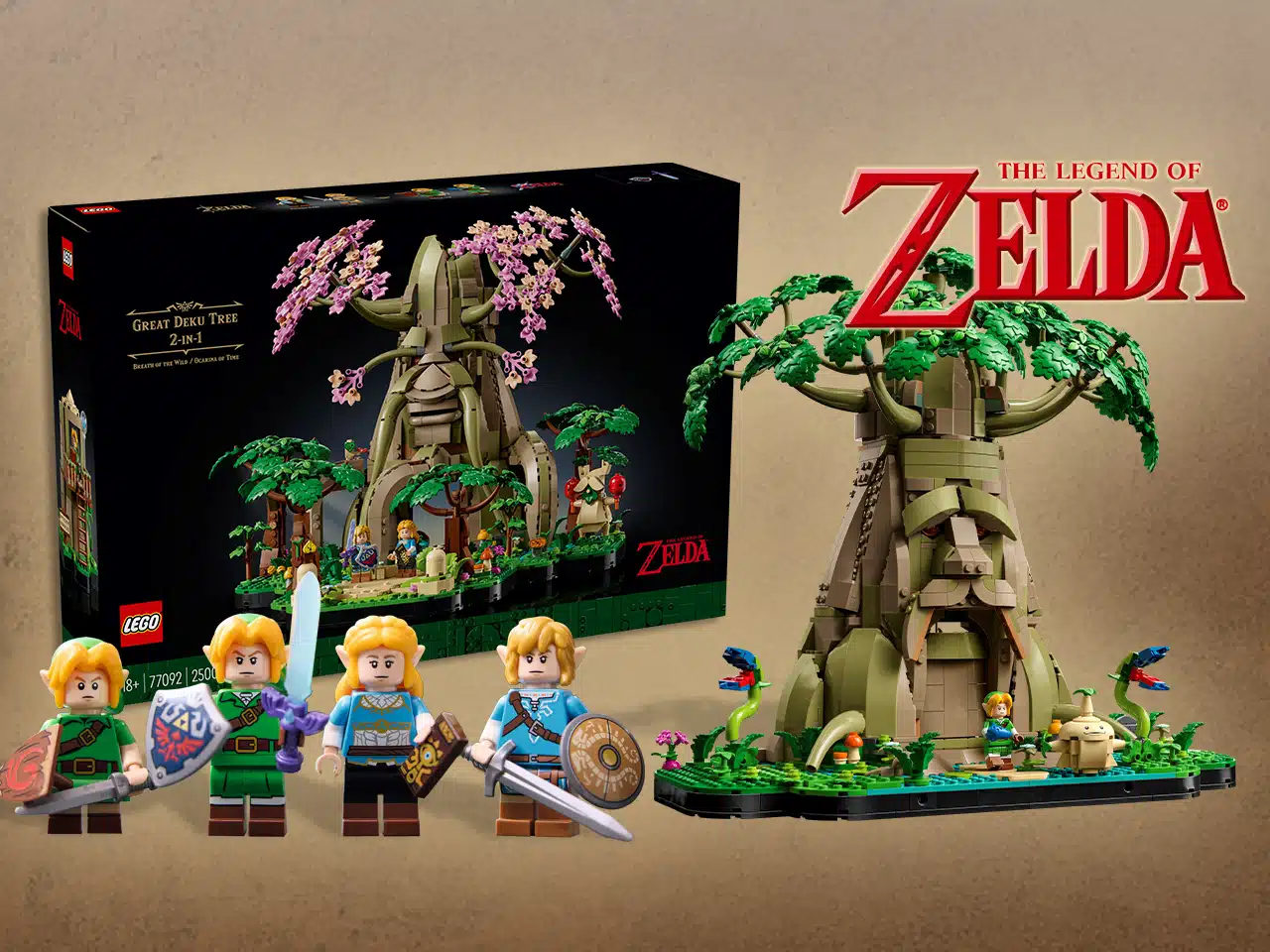 LEGO Zelda Deku Tree (77092) officiellement lancé et disponible en précommande