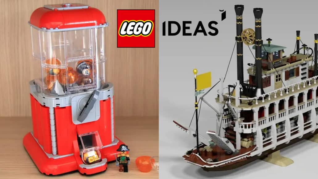 LEGO Ideas Neue Sets Steamboat Minifigure Machine LEGO Ideas Neue Sets Steamboat Minifigure Machine