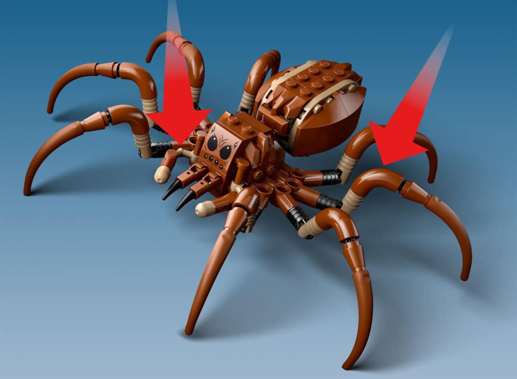 LEGO Spinne Neue Teile 76434