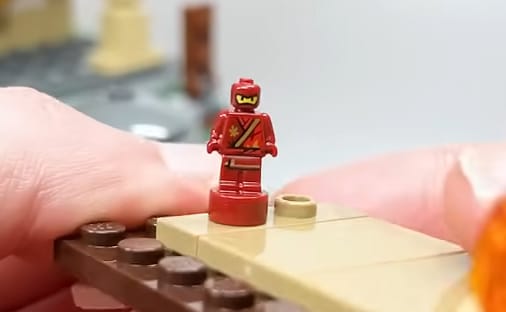 LEGO Ninjago 71814 Turnier Tempelstadt Kai Nanofigur