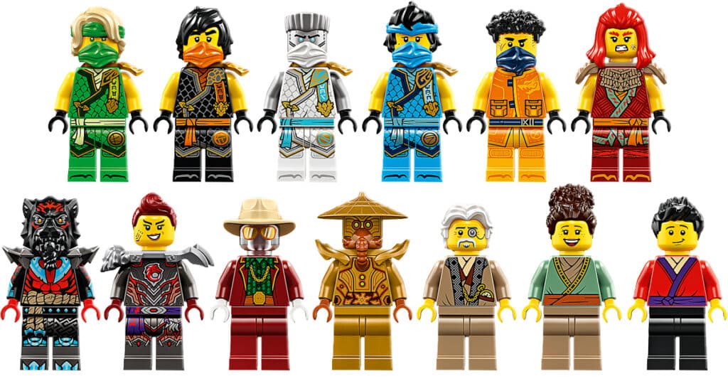 LEGO Ninjago 71814 Turnier Tempelstadt Minifiguren