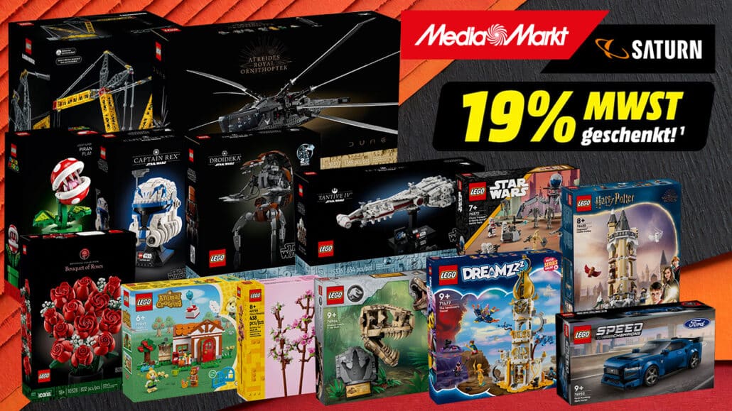 LEGO Angebote Media Markt Saturn Mehrwertsteuer Geschenkt