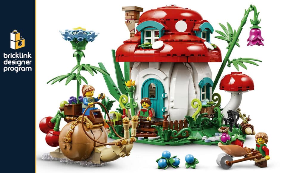 LEGO Msuhroom House Pilzhaus Bdp LEGO Msuhroom House Pilzhaus Bdp