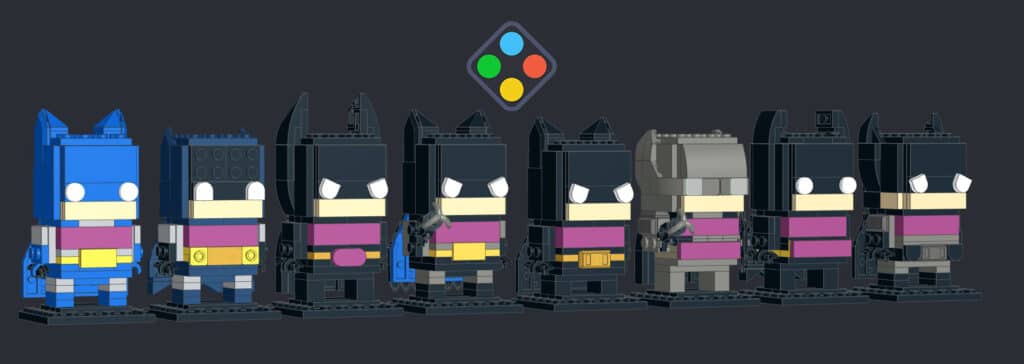 LEGO 40748 Brickheadz Batman 8 In 1 Anleitung Teileliste Studio