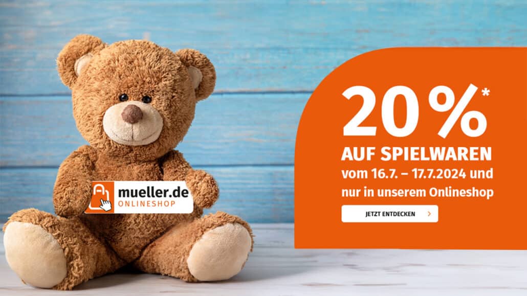 LEGO Rabattaktionen bei Müller 20 ExtraRabatt auf Spielwaren auch