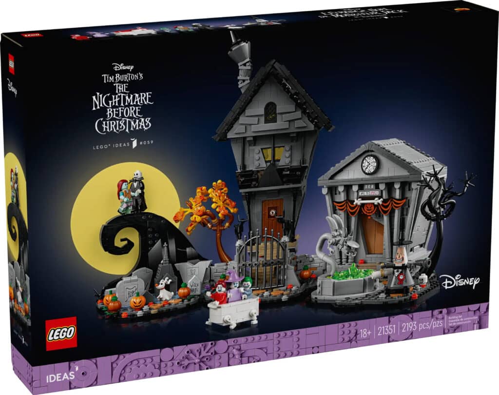 LEGO Nightmare Before Christmas Ideas 21351 Box