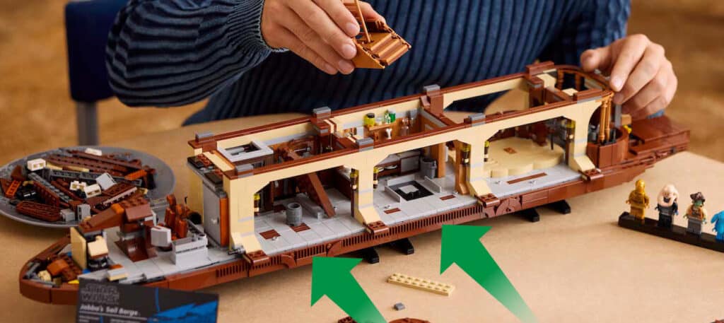 LEGO Star Wars 75397 Jabbas Sail Barge Neue Teile 04