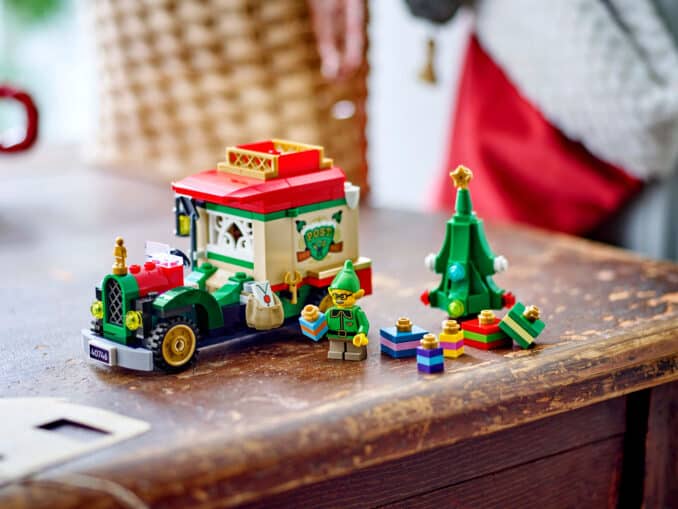 LEGO 40746 Lieferwagen des Weihnachtsmanns ElfenPostauto
