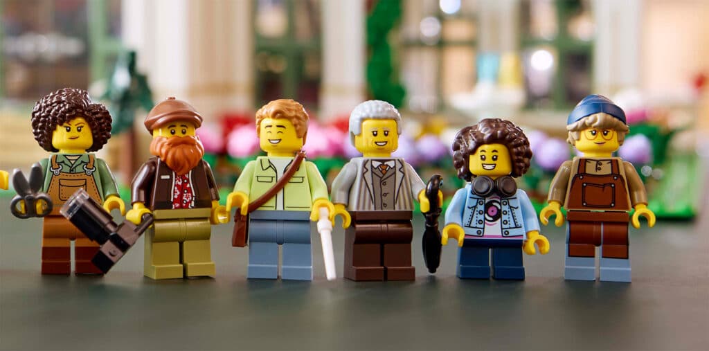 LEGO Ideas 21353 Botanischer Garten Minifiguren 02