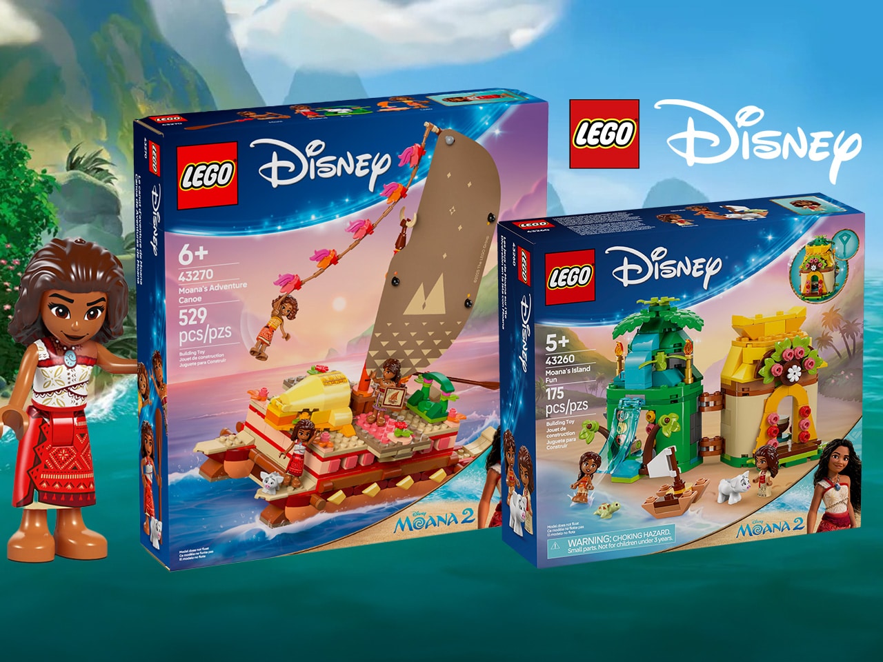 LEGO Disney Neuheiten im Januar 2025 zum Film Vaiana 2