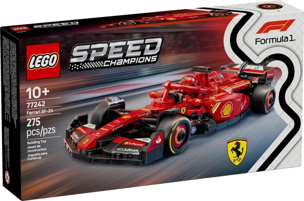 LEGO 77242 Ferrari Sf 24 F1 Rennauto 6