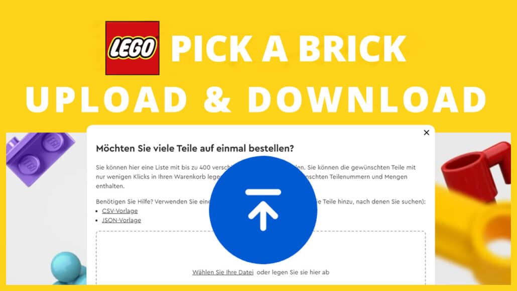 LEGO Pick A Brick Upload Download Teileliste