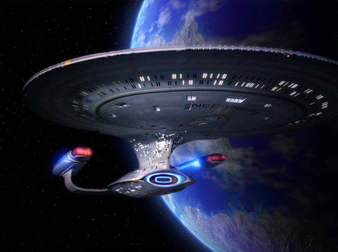 Enterprise D Orbit