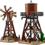 LEGO Bricklink Series 4 Wild West Train Water Tower Windmill