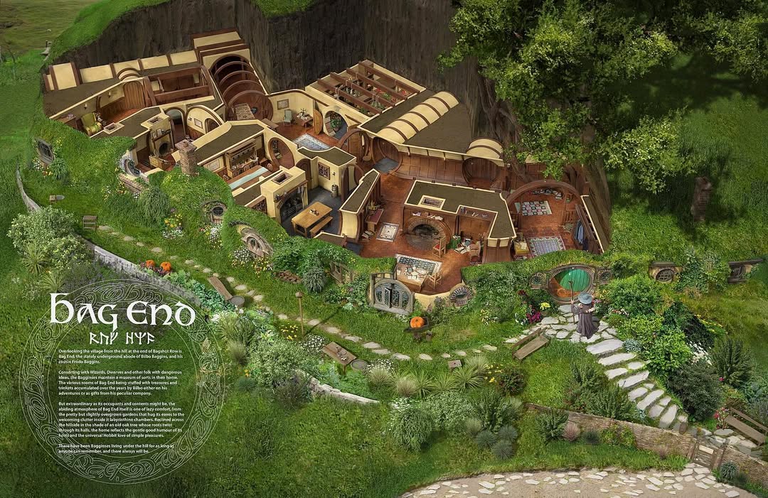 Herr Der Ringe Beutelsend Grundriss Interior Adamjmiddleton