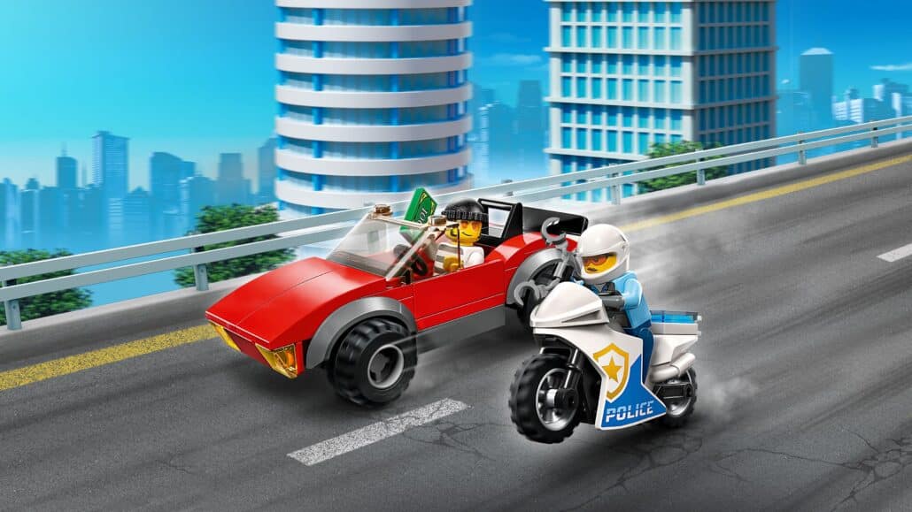 LEGO 60392 Verfolgungsjagd Auf Dem Polizeimotorrad