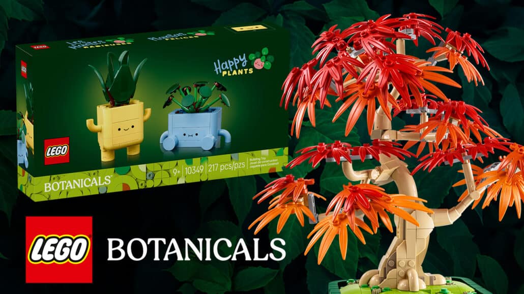 LEGO Botanicals 10348 Ahorn Bonsai 10349 Froehliche Pflanzen