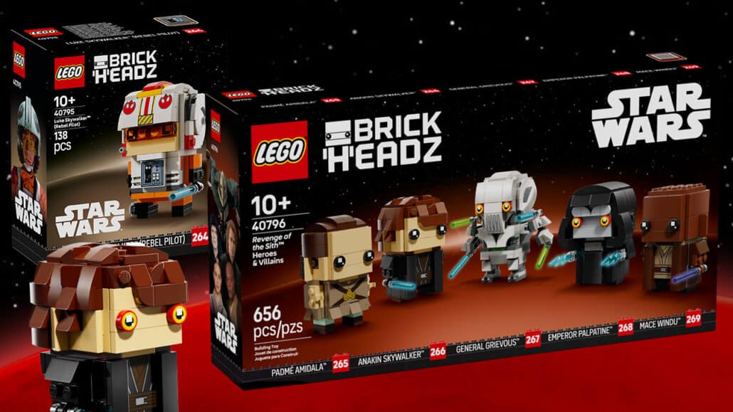 LEGO Star Wars Brickheadz Mai 2025 Luke Skywalker Rache Der Sith LEGO Star Wars Brickheadz Mai 2025 Luke Skywalker Rache Der Sith