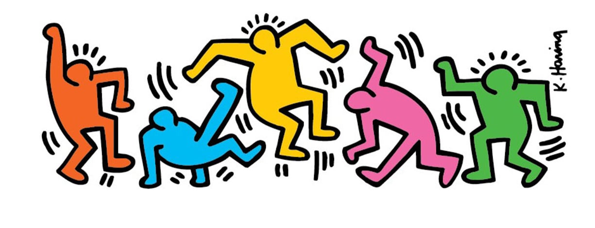 LEGO 31216 Keith Harings Dancing Figures Slider Original