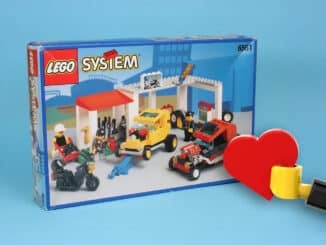 Herzensset LEGO Stadt 6561 Dragster Tuning Shop