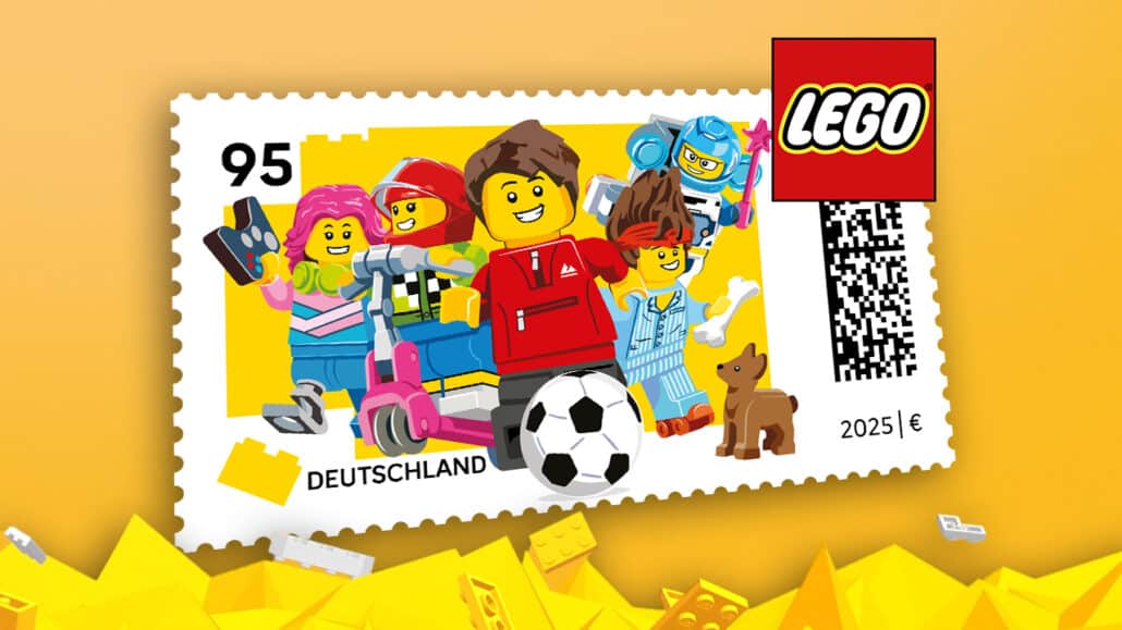 LEGO Briefmarke 2025 Titelbild LEGO Briefmarke 2025 Titelbild