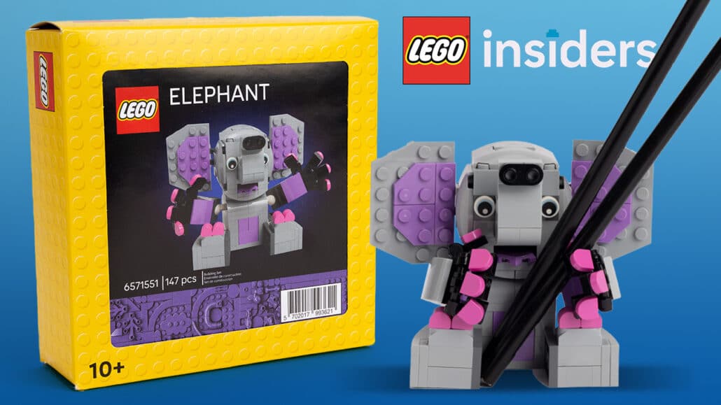 LEGO Insiders Elephant With Pencils 01 LEGO Insiders Elephant With Pencils 01