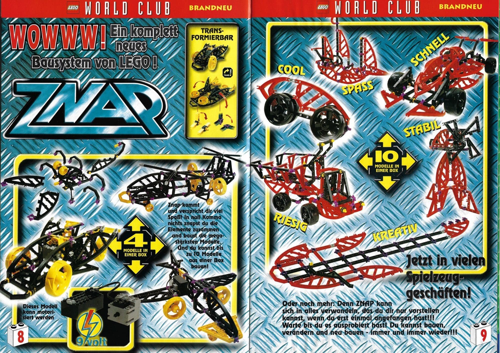 Seiten Aus LEGO World Club Magazin 1998